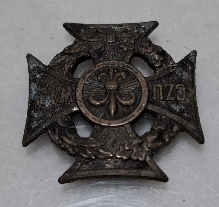 Odznaka CZUWAJ, Krzyż ZHP, 25,5mm (Kolekcje, odznaczenia)