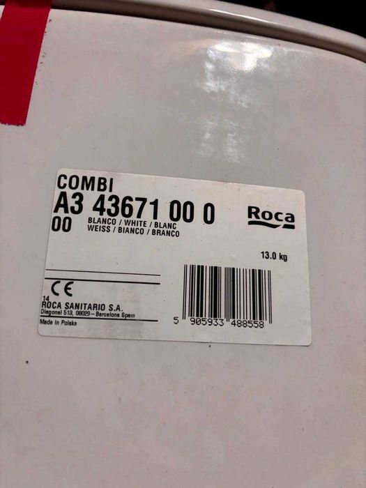 Nowe miska kompakt WC spłuczka Roca Adele/Combi