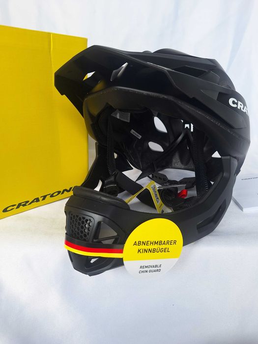 Kask rowerowy fullface Cratoni C-Maniac Black Matt L/XL 58-61cm