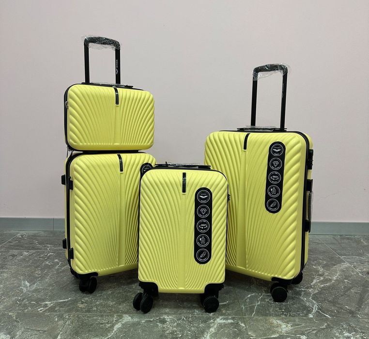 ОРИГІНАЛ‼️Польська валіза, чемодан на колесах, валіза з код замком