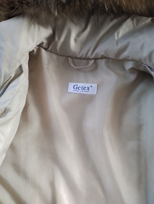 Sprzedam kurtkę zimową getex z naturalnym lisem