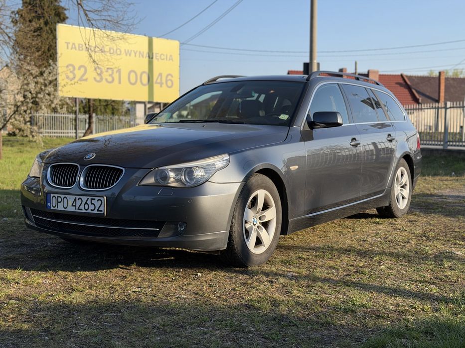 BMW E61 523i 2.5 benzyna | Panorama | Skóra | Xenon | Polska |