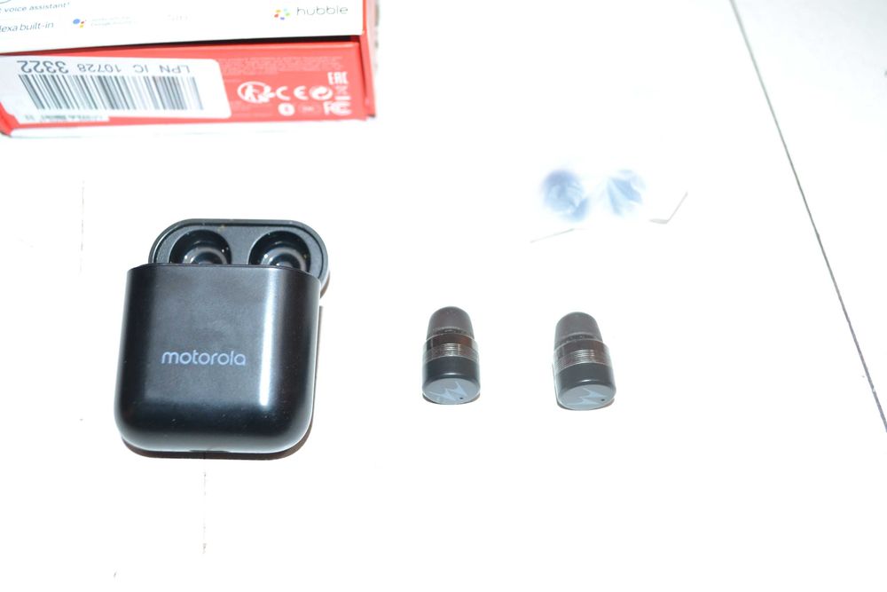 Słuchawki bezprzewodowe dokanałowe Motorola Moto Buds 120, czarne