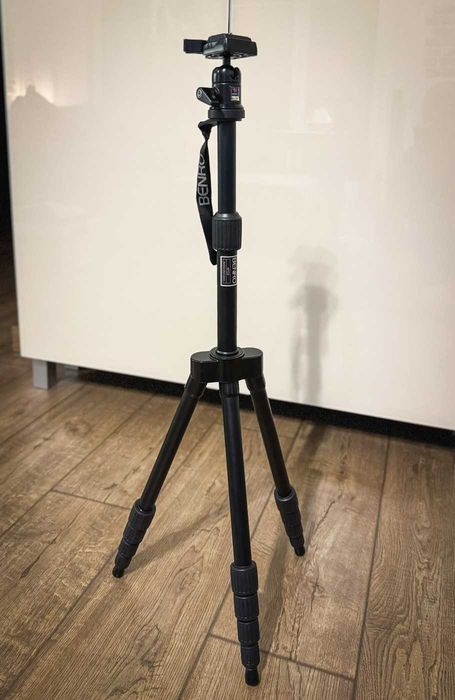 Statyw BENRO Traveler Flat A0190T + głowica BH-00 i akcesoria