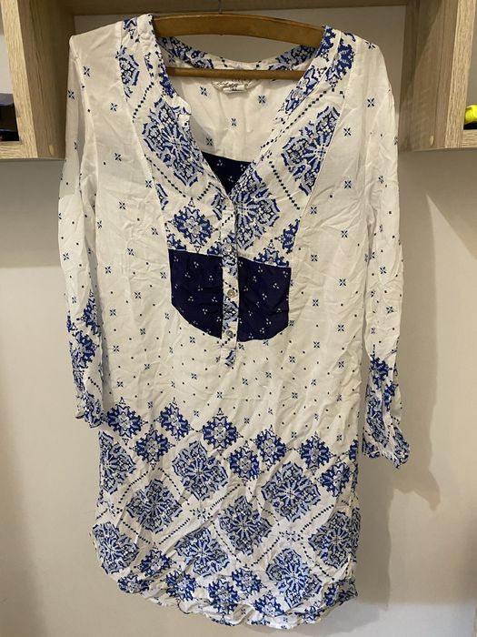 Lekka plażowa tunika 34 xs h&m