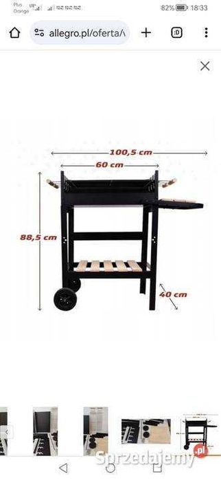 AKTIVE Barbacoa Grill węglowy turystyczny