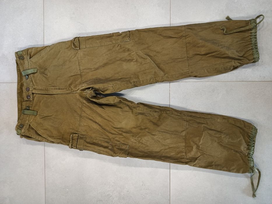 Męskie spodnie bojówki roz. L 50-52 khaki demobil 175-180cm BDU