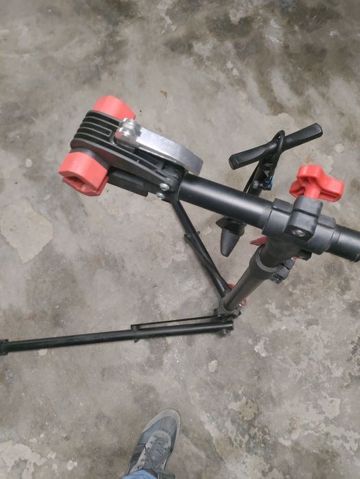Suporte de reparação manutenção bicicleta + bomba de encher