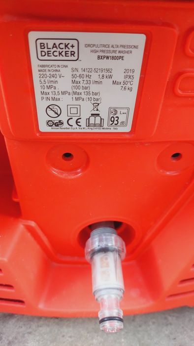 Мойка мийка високого тиску black&decker  Black+Decker BXPW1800PE блек декер