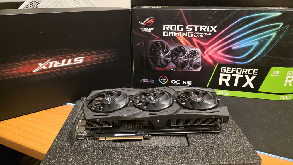 Rtx 2060 oc asus rog  placa gráfica
