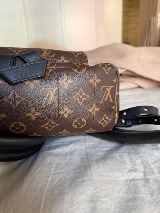 Mochila Louis Vuitton Palm Springs MM original com recibo e caixa