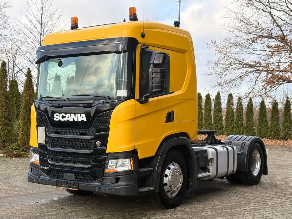 Scania G450 4x2 EURO6 CIĄGNIK SIODŁOWY Z HYDRAULIKĄ WYWROTU  | TOP stan | Po kontakcie | 1 wł | z Niemiec | Gotowa do pracy |