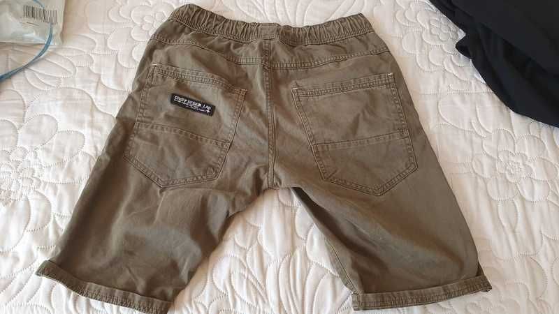 Tabaczkowe spodenki regular Fit Croop 30