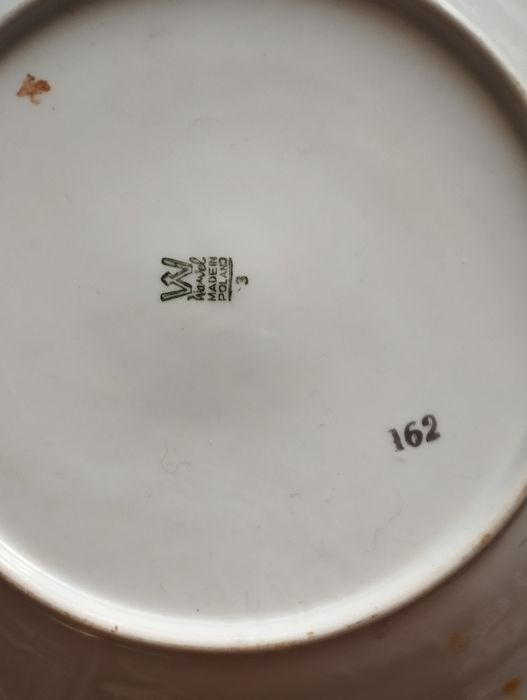 Talerze porcelana Wałbrzych