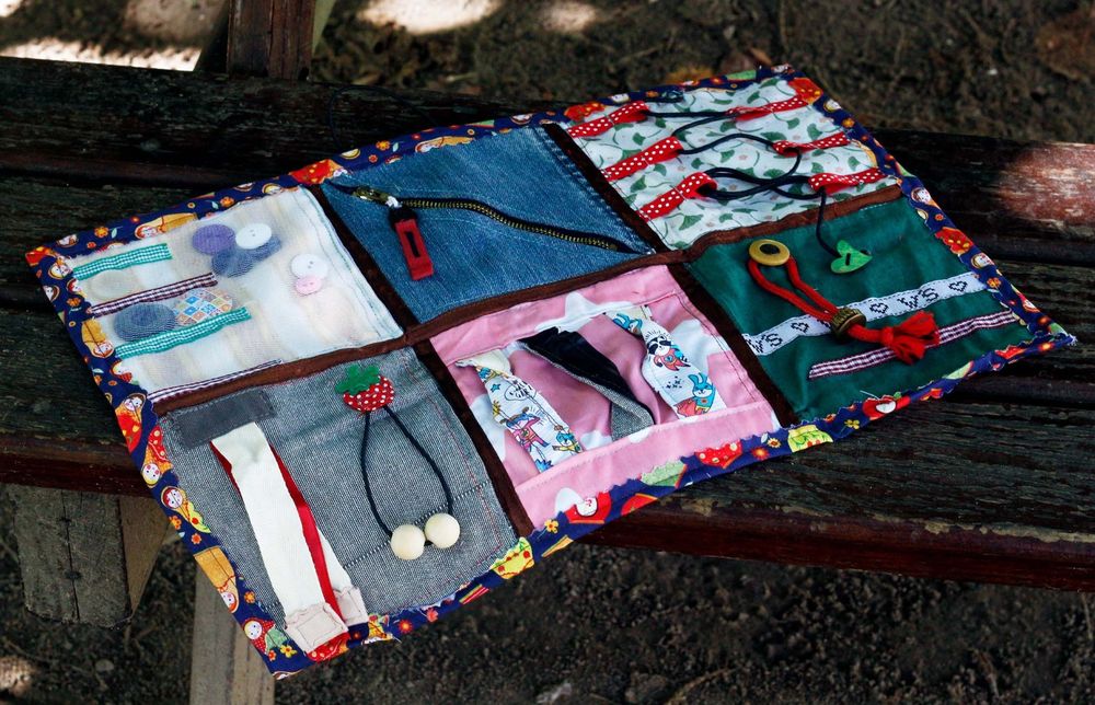 Fidget blanket sensorial para pacientes com demência, Alzheimer o