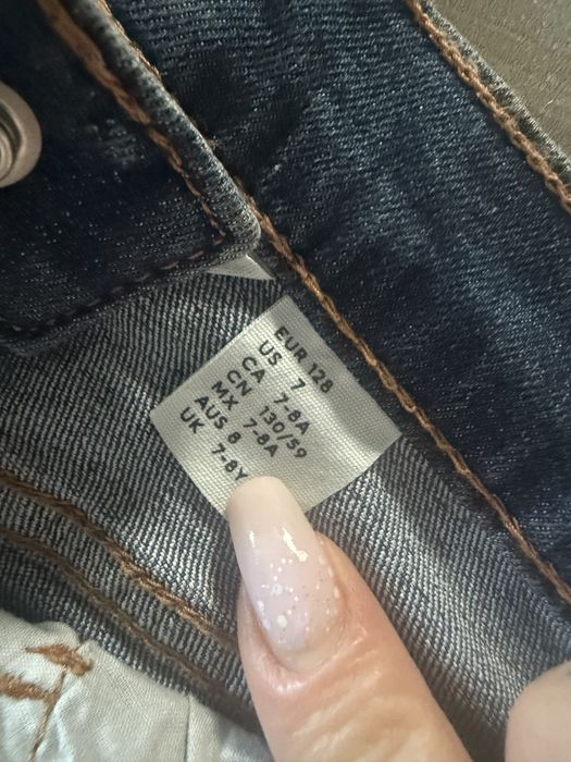 Spodnie H&M 128 jeans
