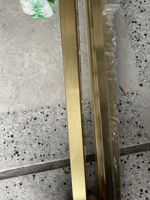 Listwa dekor x4 złota ozdobna profil metalowy pasek panel cerfix 93241