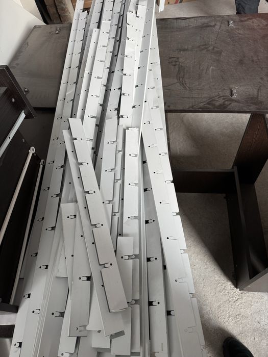 Продам підвісна стеля Грильято 100х100 Білий б/в