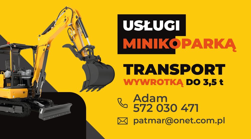Usługi minikoparka