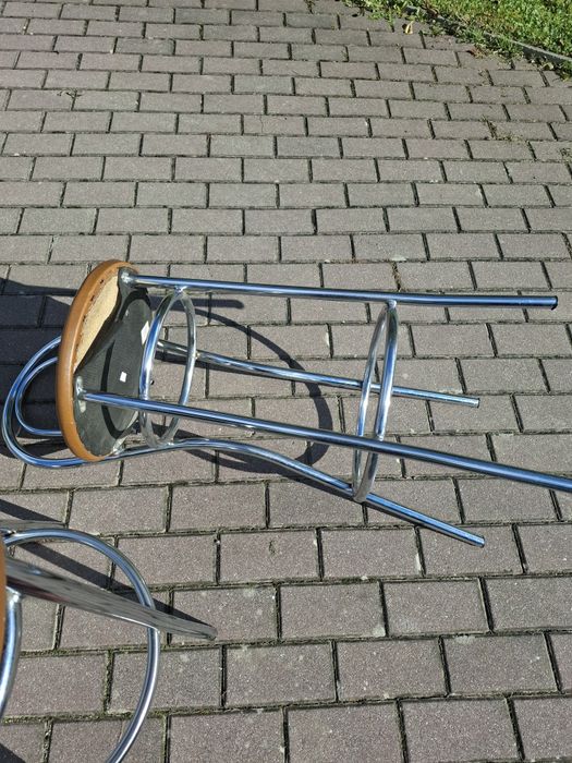 Krzesła barowe,metalowe 103cm wysokość, siedzisko 36cm