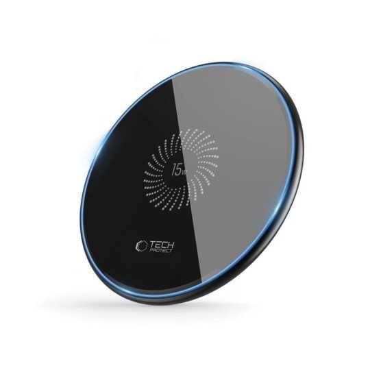 Ładowarka indukcyjna Wireless Charger Tech-Protect 15W czarna