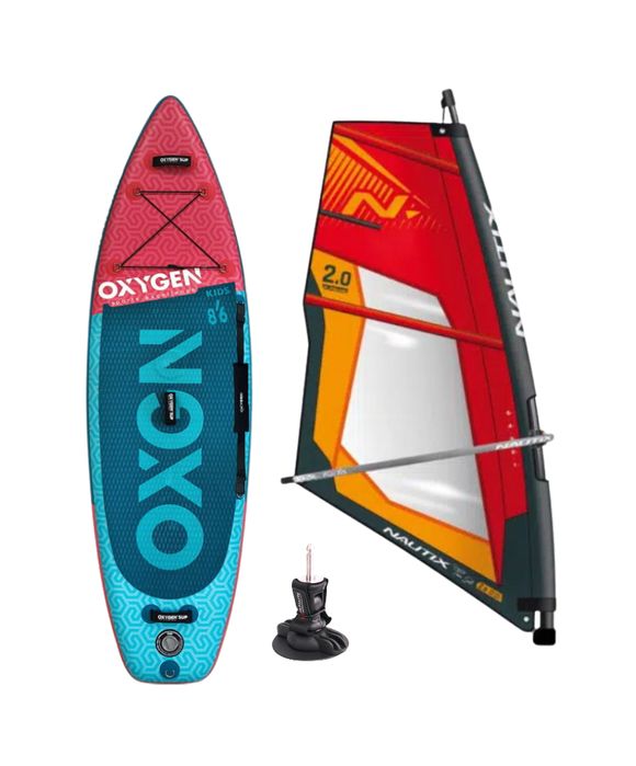 Zestaw windSUP Oxygen Kids 8'6 + pędnik Nautix 2,0