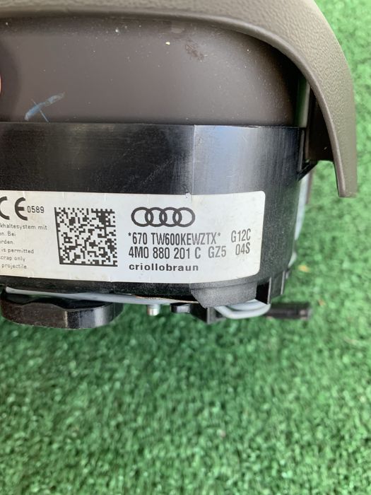 Audi q5 q7 Airbag подушка безпеки керма коричнева шоколадна