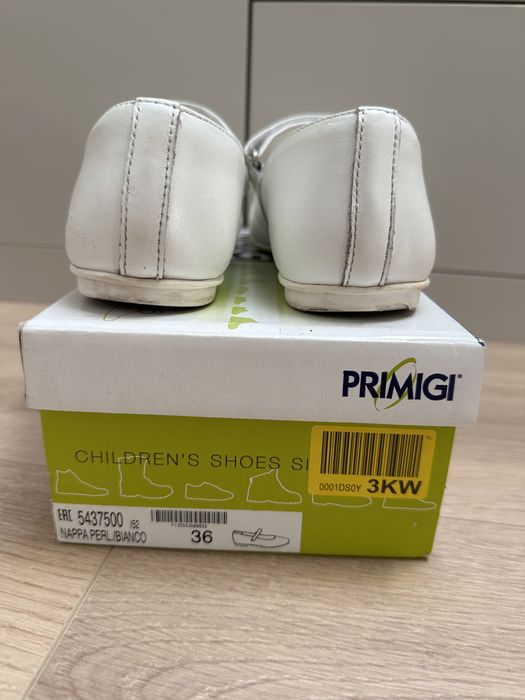 Baleriny Primigi buty Komunia rozm 36 perłowe białe