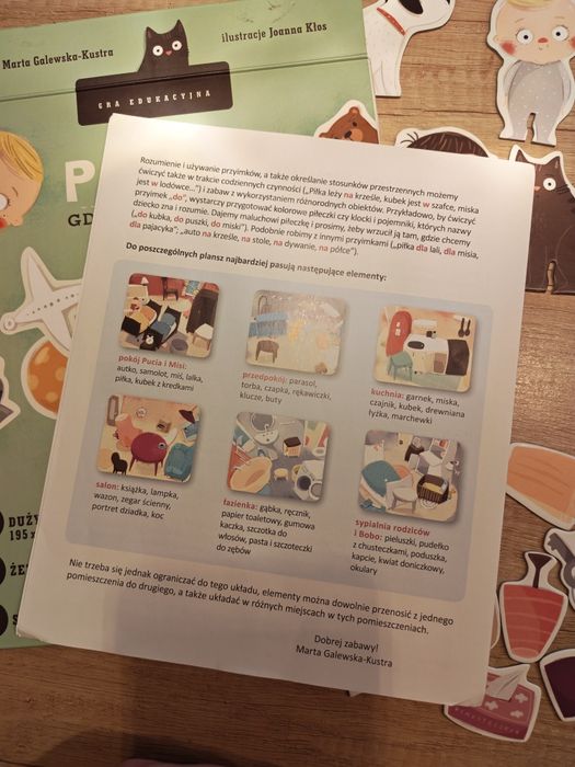 Pucio. Gdzie to polożyć? Gra planszowa