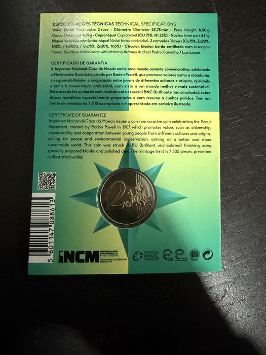 2€ sempre alerta. Sempre pronto. Bnc