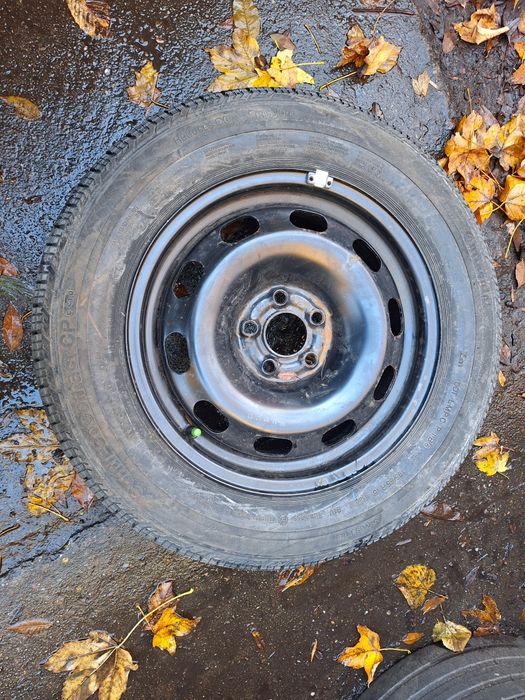 Koło zapasowe dojazdowe pelnowymiarowe skoda vw 15 cali 5x100