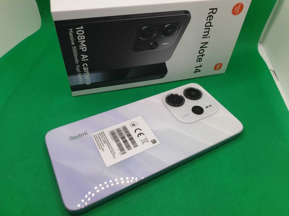$ Nowy Xiaomi Note 14 Fiolet 6/128GB GW24 Salon 4GSM Świdnica