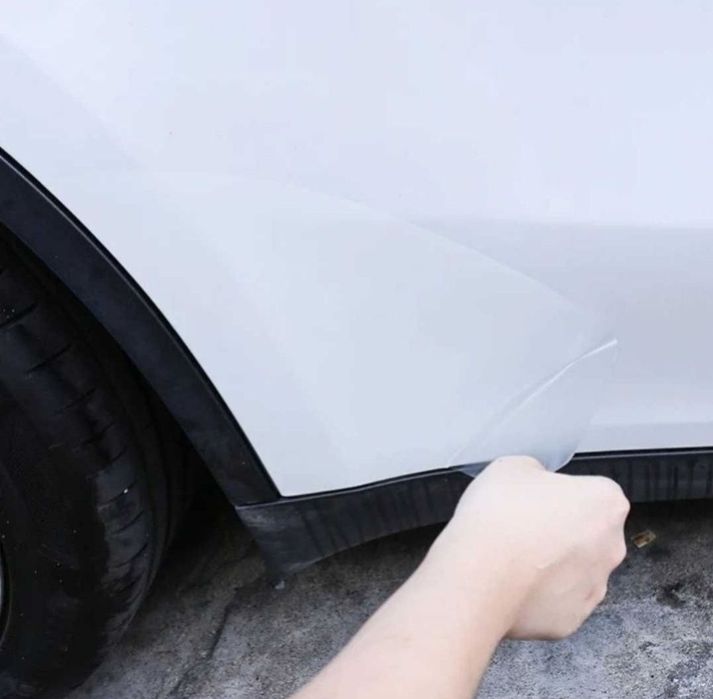 Захисисне покриття плівка model y захисна плівка на двері антигравійна