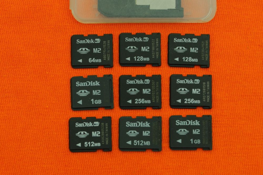 Флешь память Карточки Sony M2 MicroSD SanDisk Memory Stick Pro Duo