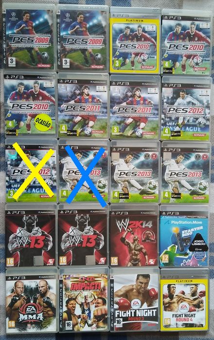 Vários jogos PlayStation 3