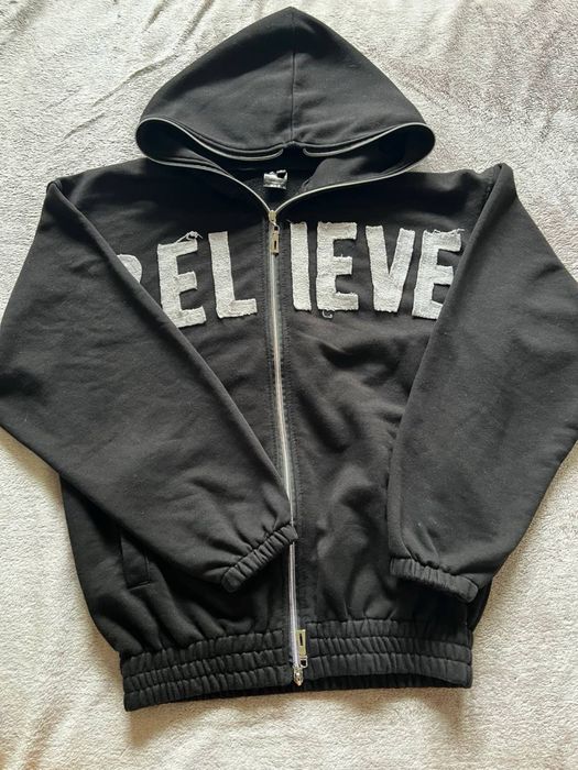 РОЗМІР - S, кофта Чол/Жін Trust Zip Hoodie Believe украінський бренд