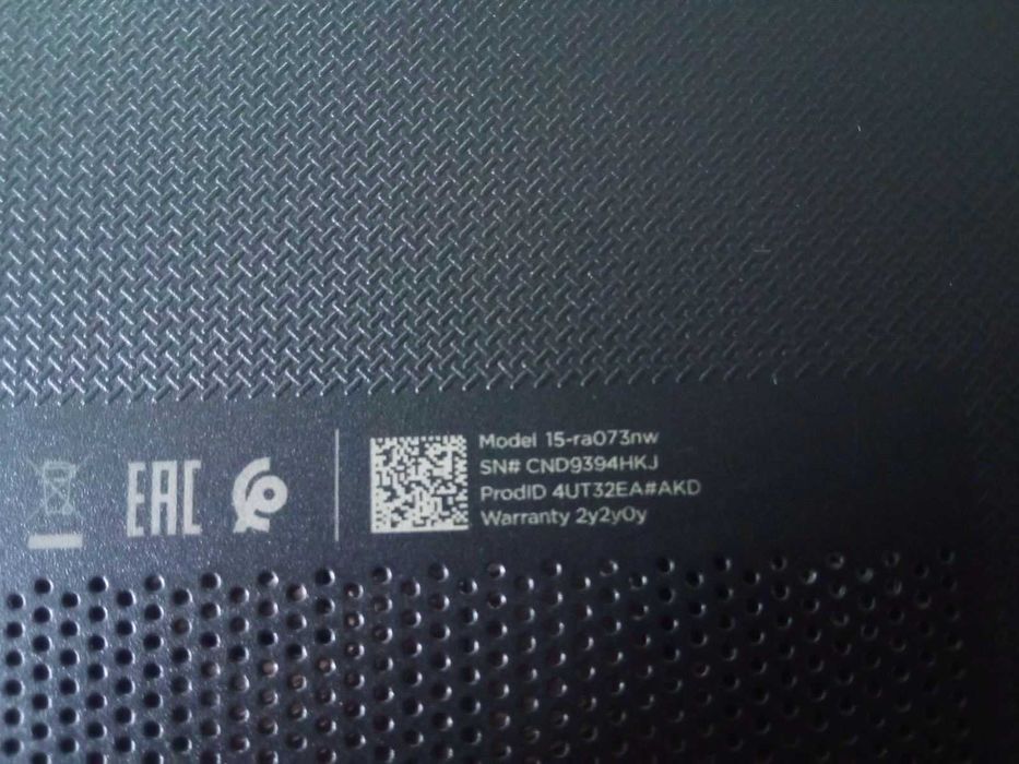 Ноутбук HP 15-ra073nw (Intel Celeron N3060/4Gb/HDD500Gb) передзвоніть