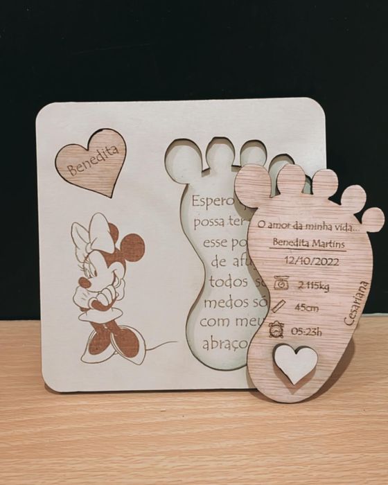 Trabalho personalizado para decorar o quarto do vosso bebé