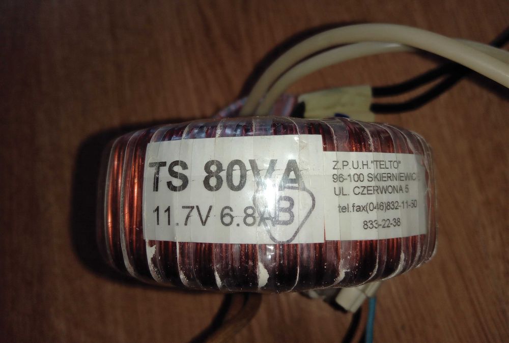 transformatory halogenowe 50 VA, 80 VA 12/230V+ oprawy halogenowe