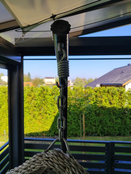 Kokon fotel wiszący ogrodowy