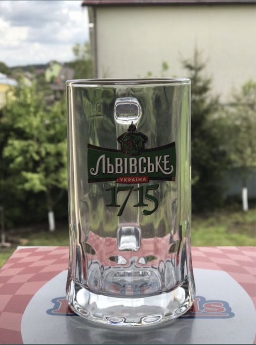 Бокали для пива "Львівське" 0,3; 0,5; 1л