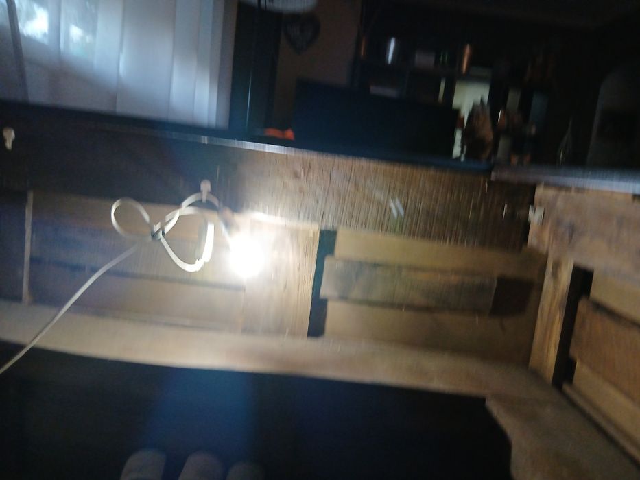 Móvel de bar feito em paletes