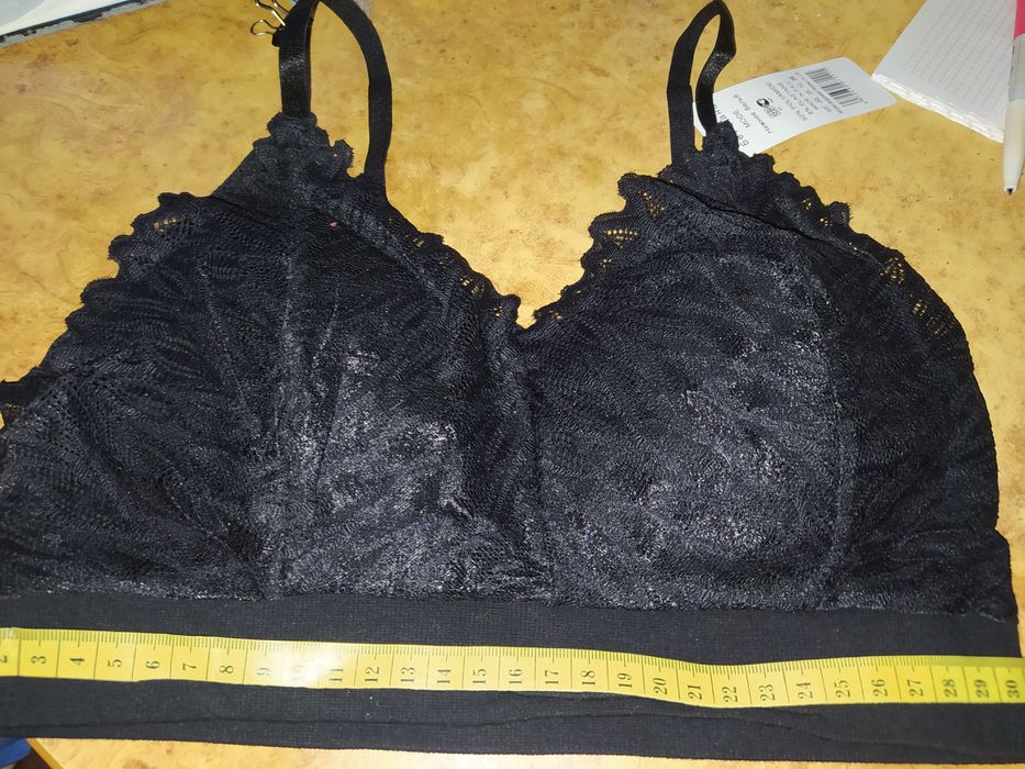 Топ бюсгалтер  чорний, білий