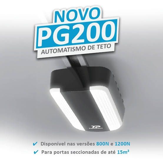Motor com calha para porta seccionada POWERTECH