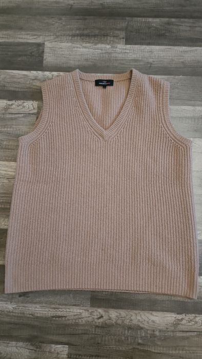 świetny bezrękawnik ZWILLINGS SHERZ 100% kaszmir  M/L