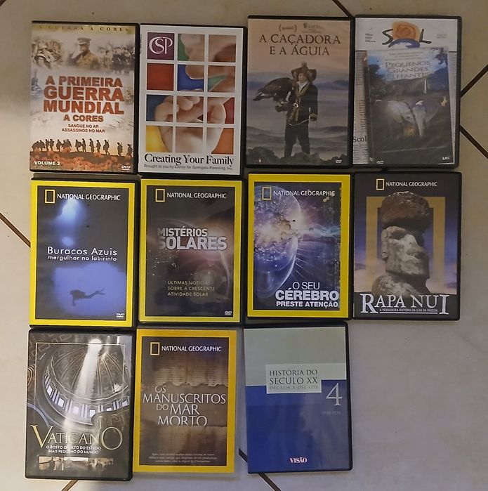 Documentários em DVD