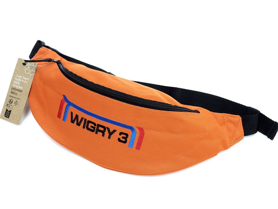 NOWA Nerka Wigry 3 pomarańczowa saszetka torebka PRL