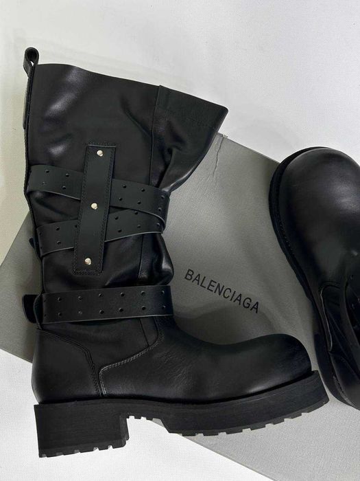 Balenciaga Venom Boot чоботи чорні черные ботинки Strike Stomper 43