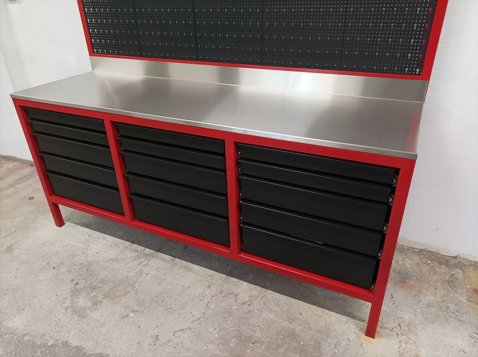 Stół warsztatowy metalowy 200x60 wys 90 solidny super jakość