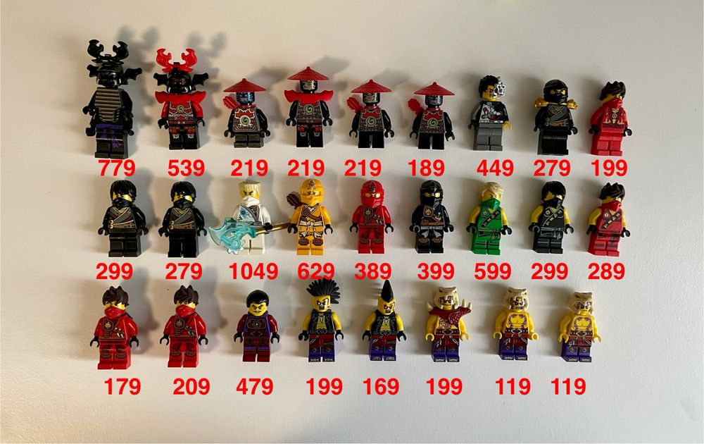 Lego ninjago фігурки оригінал